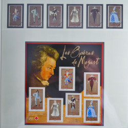 Collection timbres de France neufs** 2004 en album Lindner.
