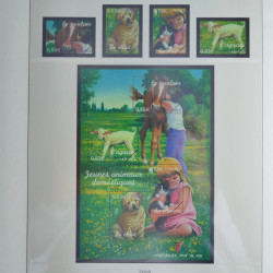 Collection timbres de France neufs** 2004 en album Lindner.