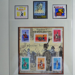 Collection timbres de France neufs** 2004 en album Lindner.