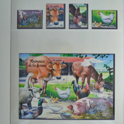 Collection timbres de France neufs** 2004 en album Lindner.