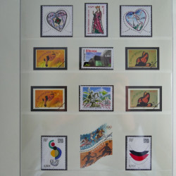 Collection timbres de France neufs** 2004 en album Lindner.
