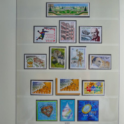 Collection timbres de France neufs** 2001-2003 en album Lindner.