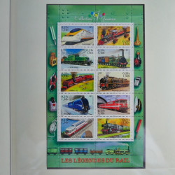 Collection timbres de France neufs** 2001-2003 en album Lindner.