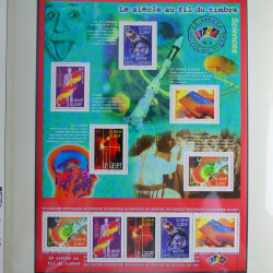Collection timbres de France neufs** 2001-2003 en album Lindner.