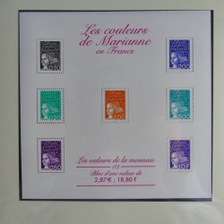 Collection timbres de France neufs** 2001-2003 en album Lindner.