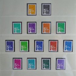 Collection timbres de France neufs** 2001-2003 en album Lindner.
