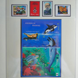 Collection timbres de France neufs** 2001-2003 en album Lindner.