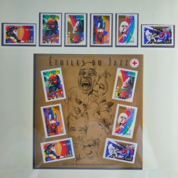 Collection timbres de France neufs** 2001-2003 en album Lindner.