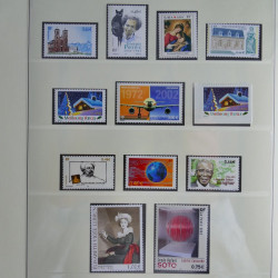 Collection timbres de France neufs** 2001-2003 en album Lindner.