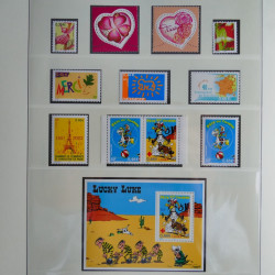 Collection timbres de France neufs** 2001-2003 en album Lindner.