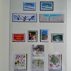 Collection timbres de France neufs** 2001-2003 en album Lindner.