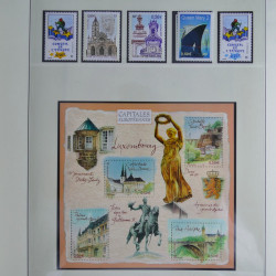 Collection timbres de France neufs** 2001-2003 en album Lindner.