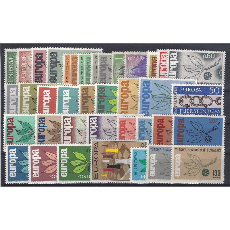 Europa-CEPT timbres d'année 1965 complet neuf**.