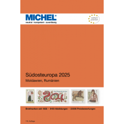 Catalogue de cotation Michel timbres d'Europe du Sud Est 2025.