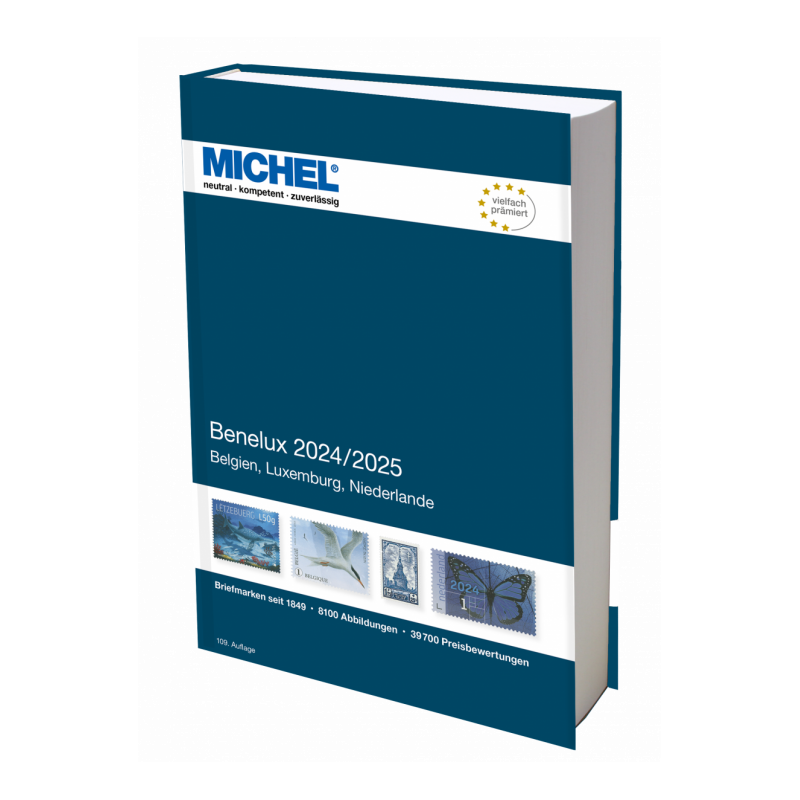Catalogue de cotation Michel timbres de Benelux 2024-2025.
