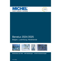 Catalogue de cotation Michel timbres de Benelux 2024-2025.