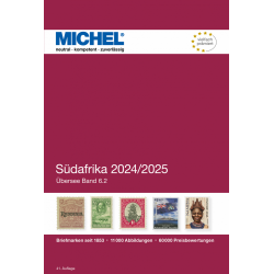 Catalogue Michel de cotation timbres Afrique du Sud 2024.