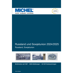 Catalogue Michel timbres de Russie et de l'Union Soviétique 2024-2025.