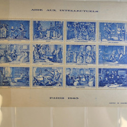 Vrac philatélique de timbres du monde en un carton.
