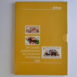Vrac philatélique de timbres d'Allemagne et Suisse en un carton.