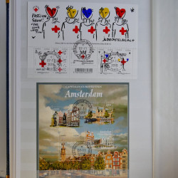 Collection timbres de France 2016-2018 oblitérés en album.