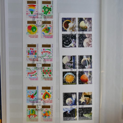 Collection timbres de France 2016-2018 oblitérés en album.