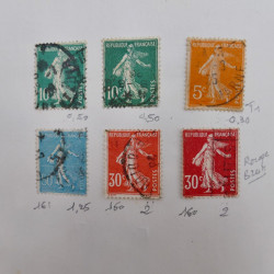 Collection timbres de France 1900-1940 neufs** / * sur feuilles d'album.