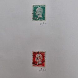 Collection timbres de France 1900-1940 neufs** / * sur feuilles d'album.