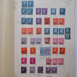 Collection timbres de France 1900-1940 neufs** / * sur feuilles d'album.