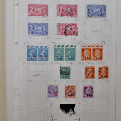 Collection timbres de France 1900-1940 neufs** / * sur feuilles d'album.