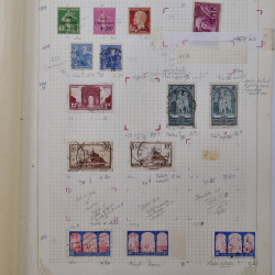 Collection timbres de France 1900-1940 neufs** / * sur feuilles d'album.