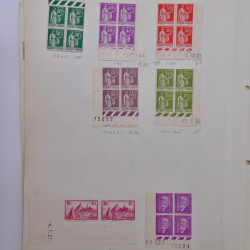 Collection timbres de France 1900-1940 neufs** / * sur feuilles d'album.