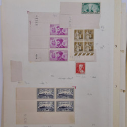 Collection timbres de France 1900-1940 neufs** / * sur feuilles d'album.