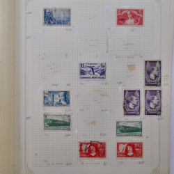 Collection timbres de France 1900-1940 neufs** / * sur feuilles d'album.