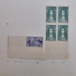 Collection timbres de France 1900-1940 neufs** / * sur feuilles d'album.