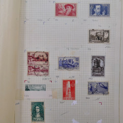 Collection timbres de France 1900-1940 neufs** / * sur feuilles d'album.