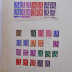 Collection timbres de France 1900-1940 neufs** / * sur feuilles d'album.