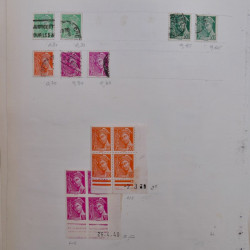 Collection timbres de France 1900-1940 neufs** / * sur feuilles d'album.