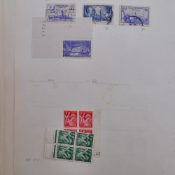 Collection timbres de France 1900-1940 neufs** / * sur feuilles d'album.