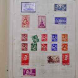 Collection timbres de France 1900-1940 neufs** / * sur feuilles d'album.