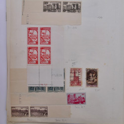 Collection timbres de France 1900-1940 neufs** / * sur feuilles d'album.