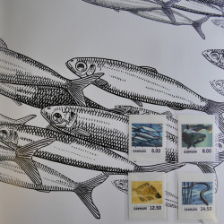 Livre annuel de timbres neufs de Danemark 2013.