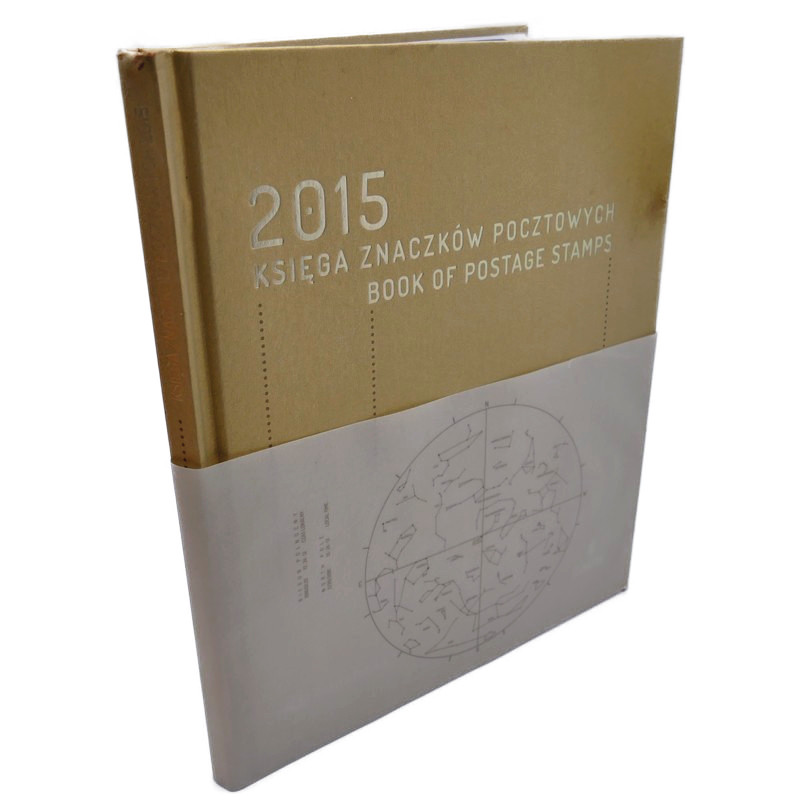 Livre annuel de timbres neufs de Pologne 2015.