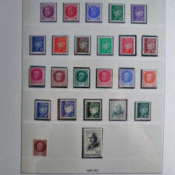 Collection timbres de France neufs** 1940-1955 en album Lindner.