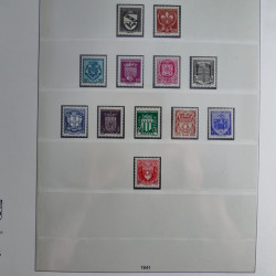 Collection timbres de France neufs** 1940-1955 en album Lindner.