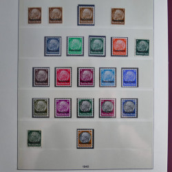 Collection timbres de France neufs** 1940-1955 en album Lindner.