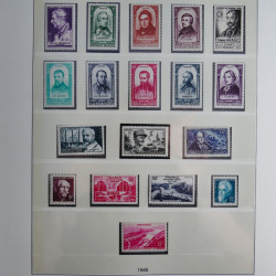 Collection timbres de France neufs** 1940-1955 en album Lindner.
