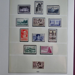 Collection timbres de France neufs** 1940-1955 en album Lindner.