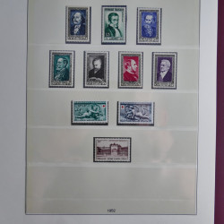 Collection timbres de France neufs** 1940-1955 en album Lindner.