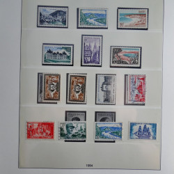 Collection timbres de France neufs** 1940-1955 en album Lindner.
